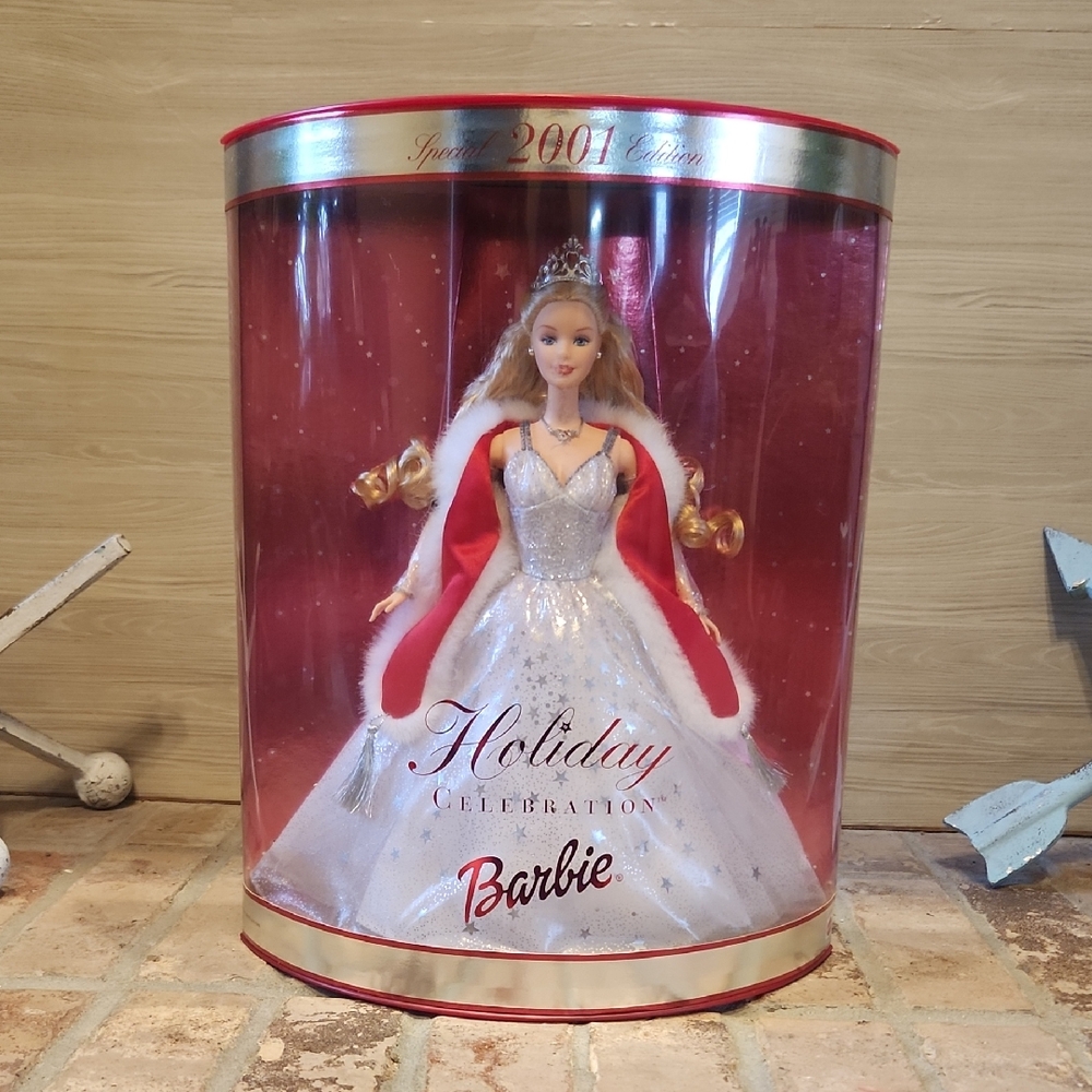 2001 Holiday Celebration Barbie Doll